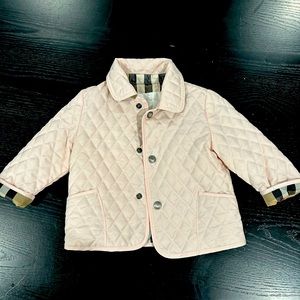 Burberry children quilted coat